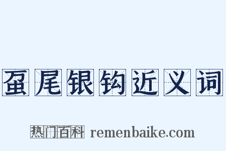 虿尾银钩近义词是什么意思的图片